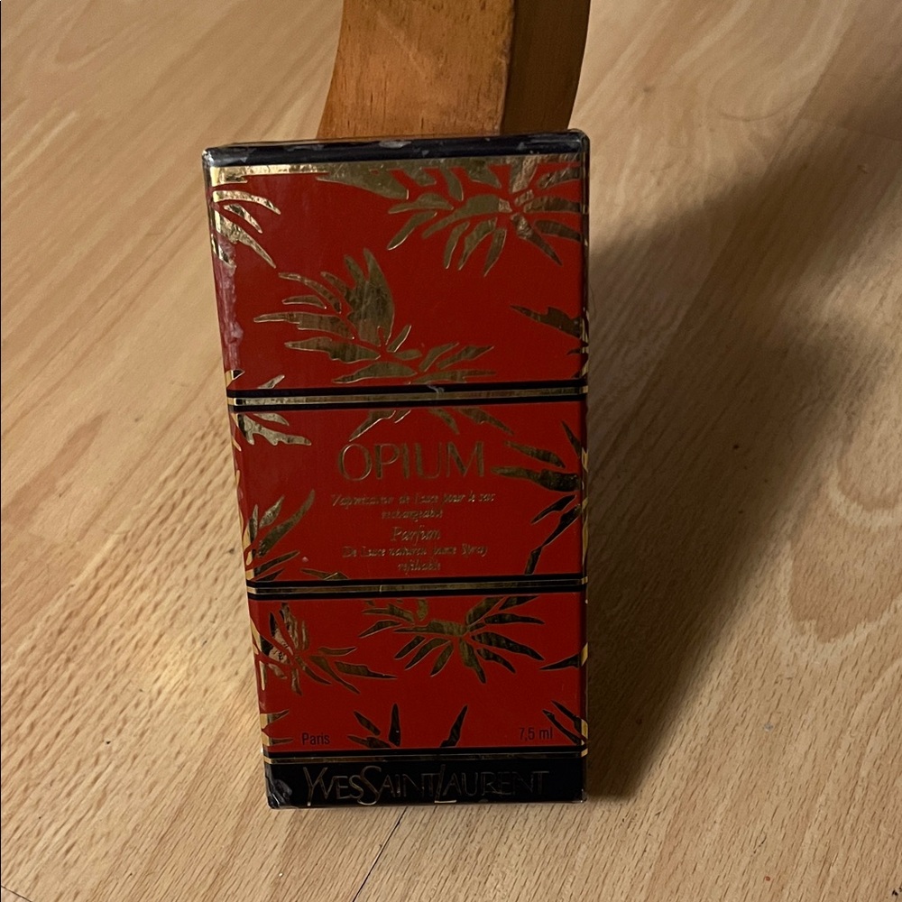 Yves Saint Laurent Red and Gold